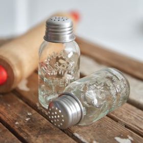 Mini Mason Jar Salt Shakers  -  Box of 6