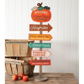 Harvest Festival Directional Sign Stand