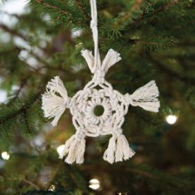Macrame Star Ornament - Min of 4