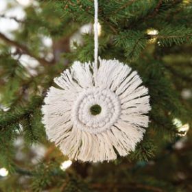 Macrame Wreath Ornament - Min of 4