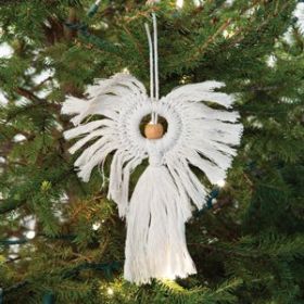 Macrame Angel Ornament - Min of 4