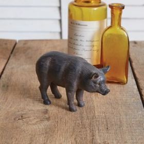 Rustic Pig Figurine - Min of 4