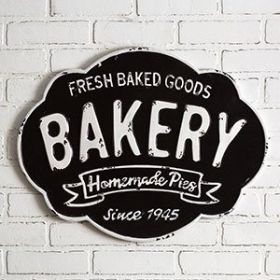 Bakery Metal Sign