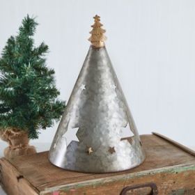 Large Christmas Tree Votive Holder