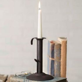 Small Hog Scraper Candle Holder