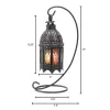 Rainbow Moroccan Stand Lantern