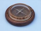 Antique Brass Directional Desktop Compass 6""