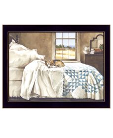"Home Alone" by Artisan John Rossini, Ready to Hang Framed Print, Black Frame