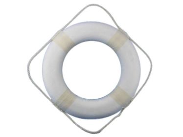 Classic White Decorative Lifering 15""