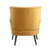 FONDHOME Living Room Chairs; Button Tufted Accent Chairs Comfy Bedroom Chair Velvet Side Sitting Chairs; Modern Fabric Sofa Slipper Chair for Reading