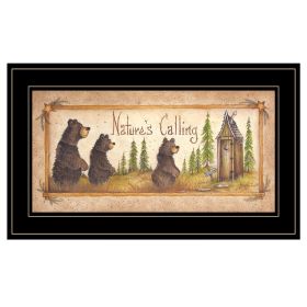 "Natures Calling" by Mary Ann June, Ready to Hang Framed Print, Black Frame