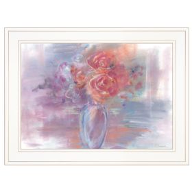 "First Blush" By Tracy Owen-Cullimore, Ready to Hang Framed Print, White Frame