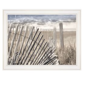 "On The Coastline" by Lori Deiter, Ready to Hang Framed Print, White Frame
