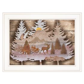 "Great Outdoors I" By Ed Wargo, Ready to Hang Framed Print, White Frame