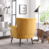 FONDHOME Living Room Chairs; Button Tufted Accent Chairs Comfy Bedroom Chair Velvet Side Sitting Chairs; Modern Fabric Sofa Slipper Chair for Reading
