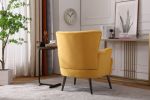 FONDHOME Living Room Chairs; Button Tufted Accent Chairs Comfy Bedroom Chair Velvet Side Sitting Chairs; Modern Fabric Sofa Slipper Chair for Reading