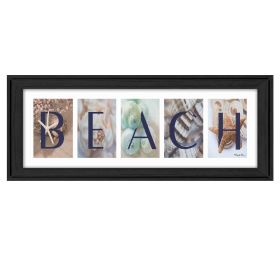 "Beach" By Robin-Lee Vieira, Ready to Hang Framed Print, Black Frame