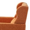 Modern Accent Chair Upholstered Foam Filled Living Room Chairs Comfy Reading Chair Mid Century Modern Chair with Chenille Fabric Lounge Arm Chairs Arm