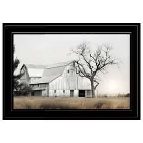 "Ohio Fields I" by Lori Deiter, Ready to Hang Framed Print, Black Frame