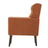 Modern Accent Chair Upholstered Foam Filled Living Room Chairs Comfy Reading Chair Mid Century Modern Chair with Chenille Fabric Lounge Arm Chairs Arm