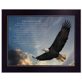 "If You Could See Me Now" by Lori Deiter, Ready to Hang Framed Print, Black Frame