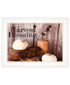 "Harvest Blessings" by Anthony Smith, Ready to Hang Framed Print, White Frame