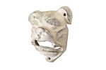 Whitewashed Cast Iron Bulldog Bottle Opener 4""