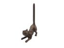 Rustic Copper Cast Iron Cat Paper Towel Holder 10""