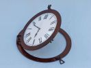 Antique Copper Deluxe Class Porthole Clock 20""