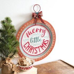 Christmas Ornament Wall Sign (Options: Merry Little Christmas)
