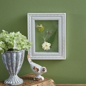 Pressed Botanical Wall Decor (Style: Buckwheat and Larkspur)