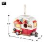 Pink & White Camper Birdhouse