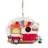 Pink & White Camper Birdhouse
