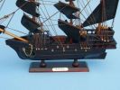 Wooden Ed Low's Rose Pink Model Pirate Ship 14""