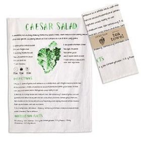Wreath Tea Towel - Min of 4 (Option: Caesar Salad)