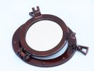 Deluxe Class Chrome Porthole Window 8""
