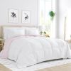 King/Cal King 3-Piece Microfiber Reversible Comforter Set Aqua Blue and Grey