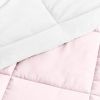 King/Cal King 3-Piece Microfiber Reversible Comforter Set Aqua Blue and Grey