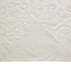 Full Size 100-Percent Cotton Chenille 3-Piece Coverlet Bedspread Set in White