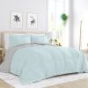 Twin/Twin XL 2-Piece Reversible Microfiber Comforter Set in Taupe Brown