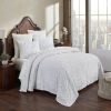 King Size 100-Percent Cotton Chenille 3-Piece Coverlet Bedspread Set in Sage