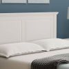 Twin Traditional Solid Oak Wooden Platform Bed Frame with Headboard in Cherry