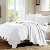 King Size 3 Piece Reversible Scalloped Edges Microfiber Quilt Set in Seafoam