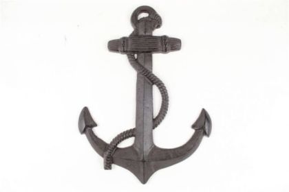 Rustic Silver Cast Iron Anchor Paperweight 5"" (Color: rustic anchor 17"")