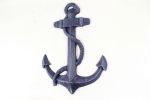 Rustic Silver Cast Iron Anchor Paperweight 5""