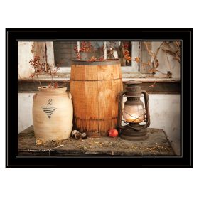 "The Nail Keg" By Irvin Hoover, Ready to Hang Framed Print, Black Frame (Color: Beige)