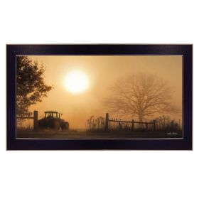 "Start Your Engines" By Lori Deiter, Ready to Hang Framed Print, Black Frame (Color: Beige)