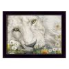 "Dandy Lion" By Ed Wargo, Ready to Hang Framed Print, Black Frame