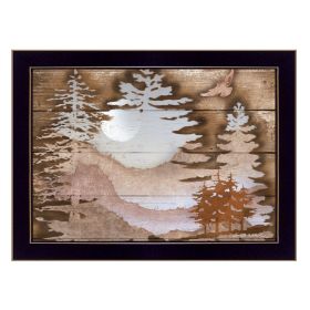 "Great Outdoors II" By Ed Wargo, Ready to Hang Framed Print, Black Frame (Color: Beige)