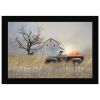 "Fall Pumpkin Harvest" By Lori Deiter, Ready to Hang Framed Print, Black Frame